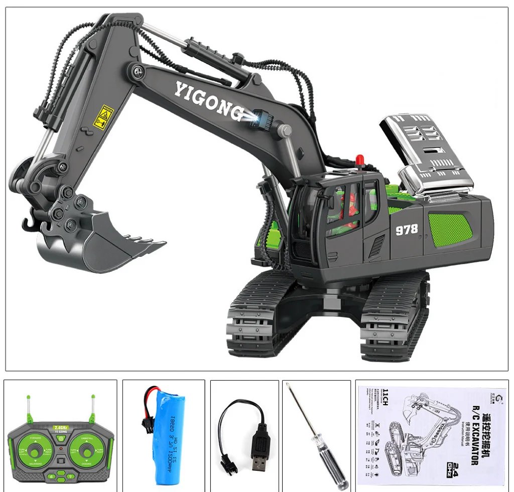 Escavatore idraulico Full Metal G308H 1/14 RTR