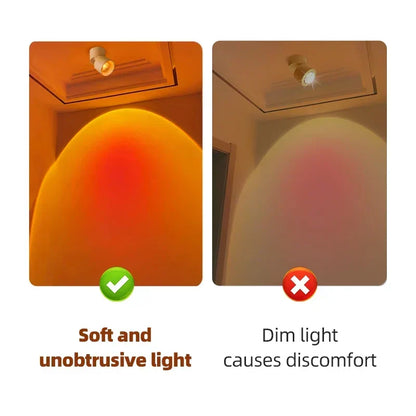 Faretto da parete LED atmosfera tramonto
