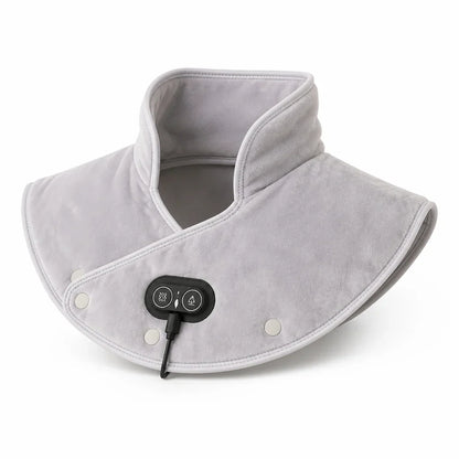 Fascia riscaldante vibrante USB per collo e spalle (3 livelli di calore)