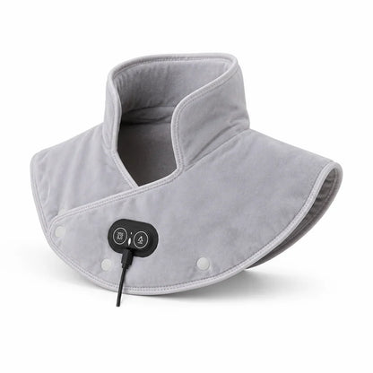 Fascia riscaldante vibrante USB per collo e spalle (3 livelli di calore)