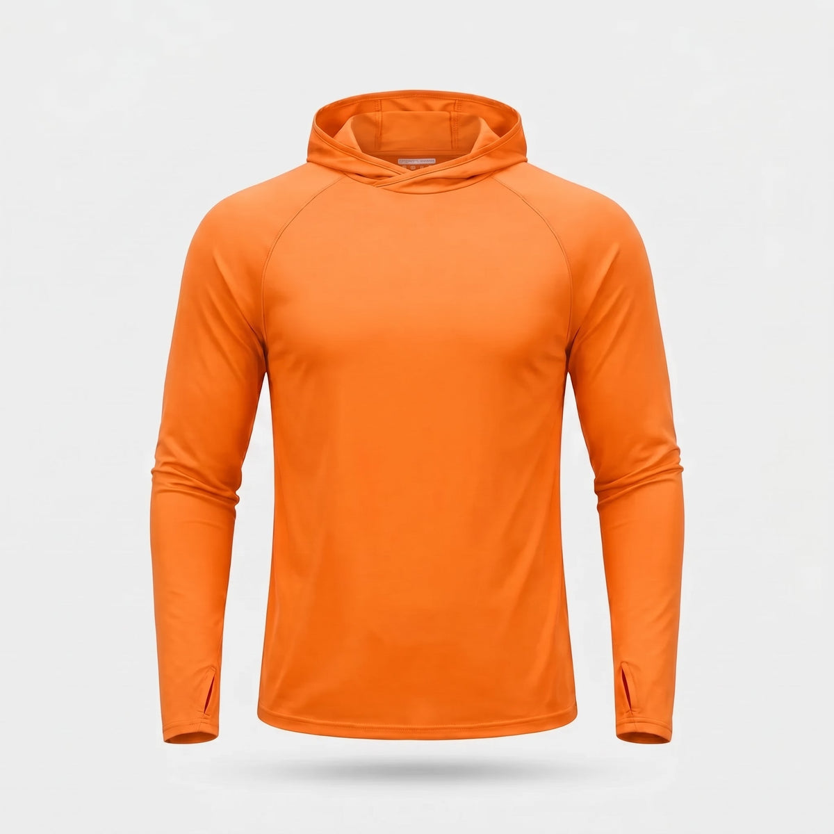 Felpa con cappuccio solare UPF 50+ da uomo – Top UV leggero ad asciugatura rapida per trekking e pesca con passanti per 