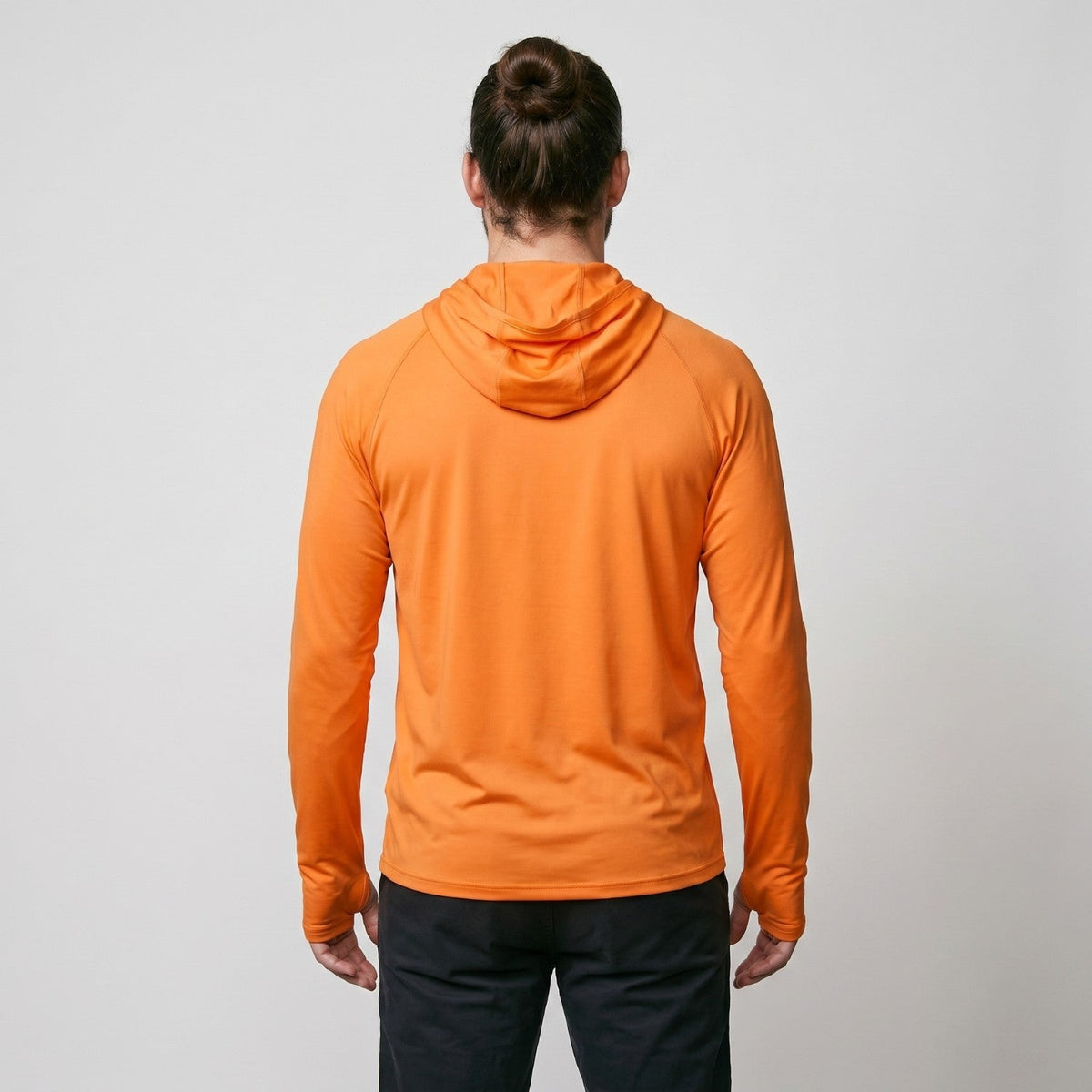 Felpa con cappuccio solare UPF 50+ da uomo – Top UV leggero ad asciugatura rapida per trekking e pesca con passanti per 