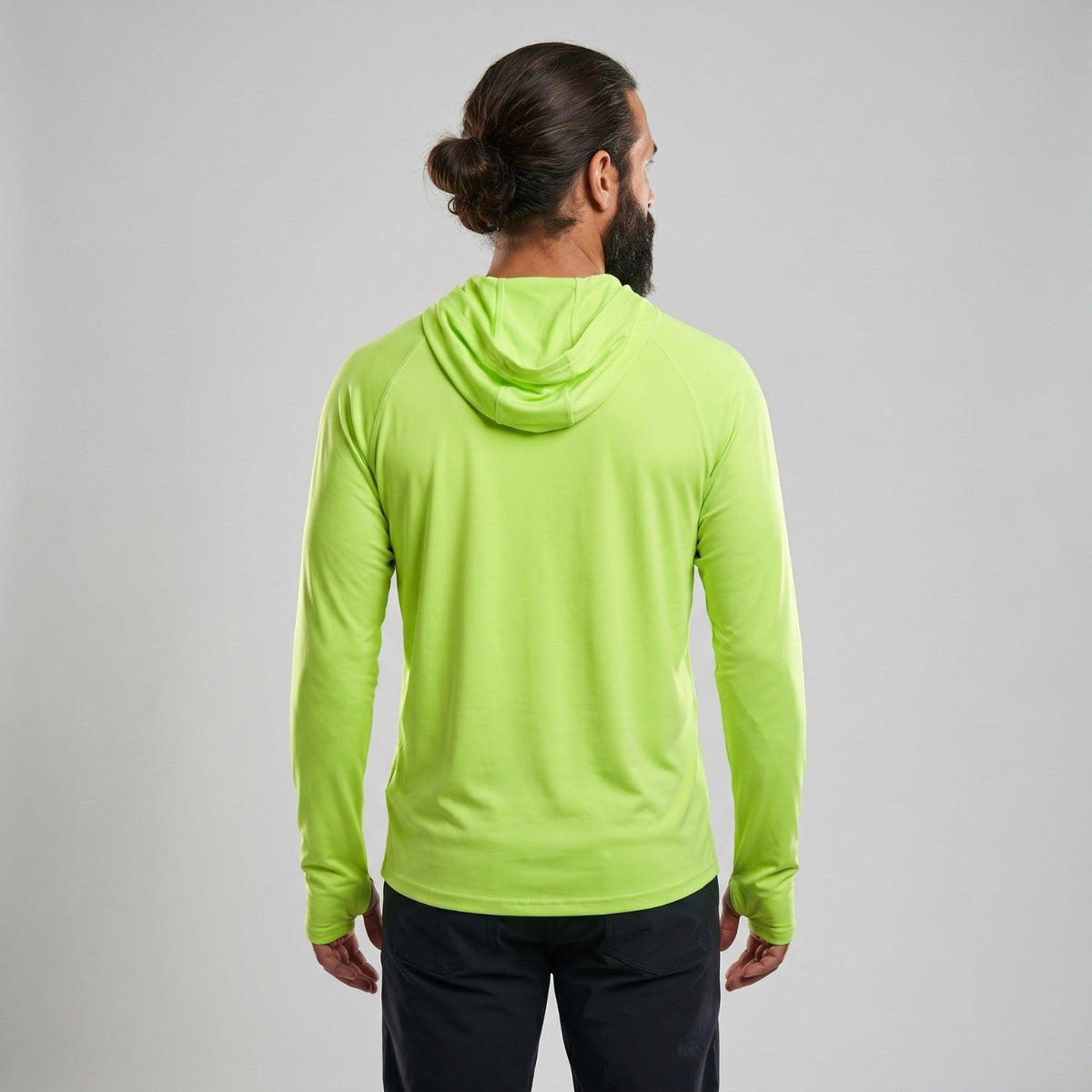 Felpa con cappuccio solare UPF 50+ da uomo – Top UV leggero ad asciugatura rapida per trekking e pesca con passanti per 