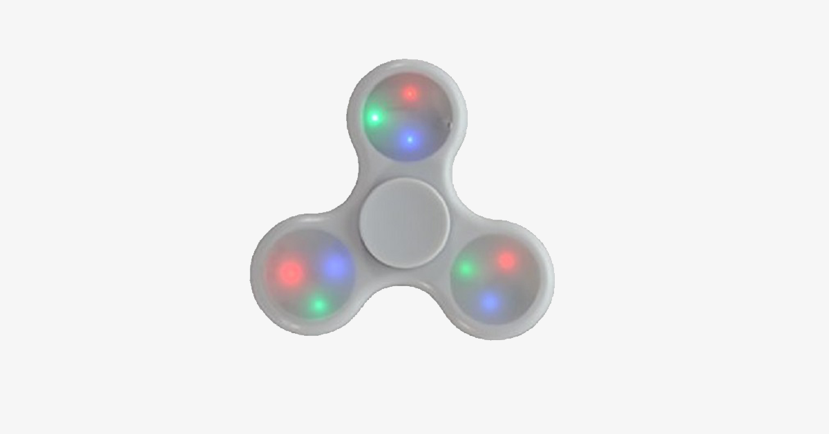 Fidget spinner LED – giocattolo antistress con effetto luminoso