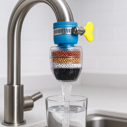 Filtro per acqua del rubinetto per uso domestico | Sistema per acqua potabile pulita
