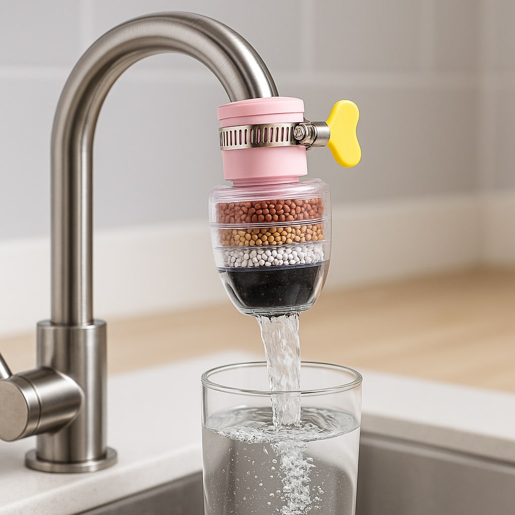 Filtro per acqua del rubinetto per uso domestico | Sistema per acqua potabile pulita