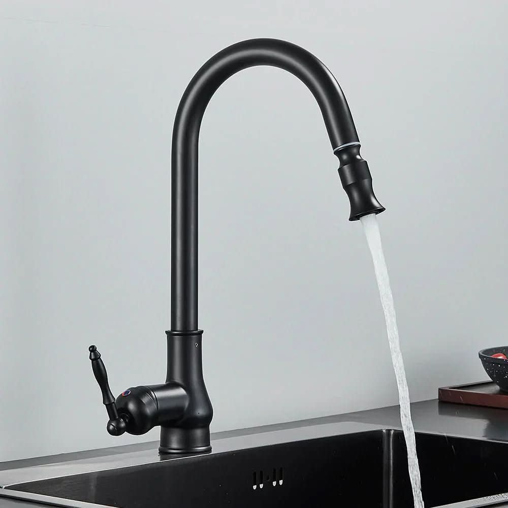FLEXTAP – Miscelatore da Cucina Estraibile Stile Antico con Arco Alto