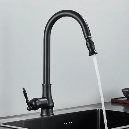FLEXTAP – Miscelatore da Cucina Estraibile Stile Antico con Arco Alto