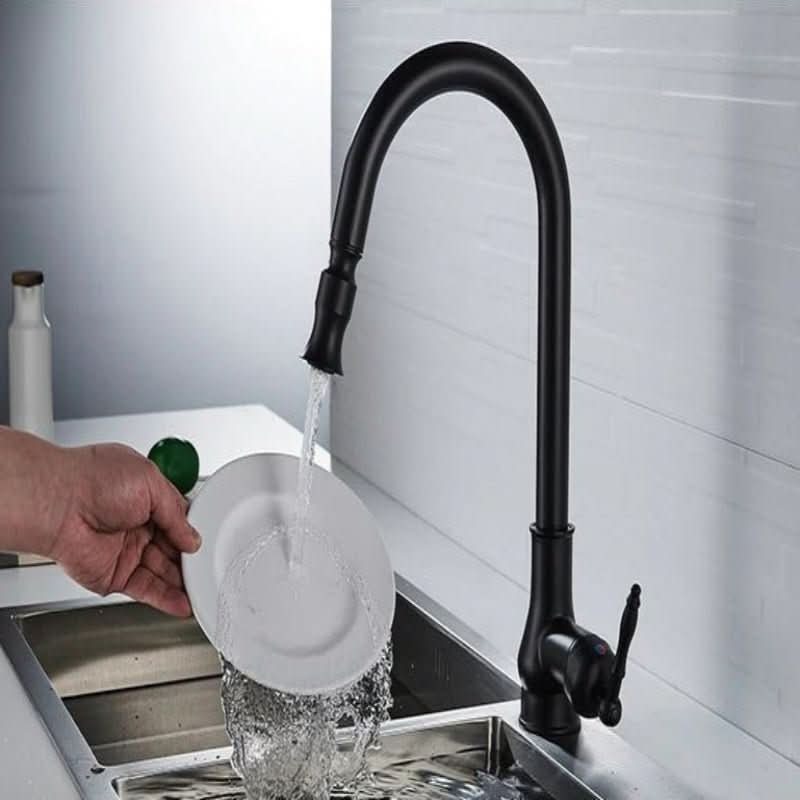 FLEXTAP – Miscelatore da Cucina Estraibile Stile Antico con Arco Alto