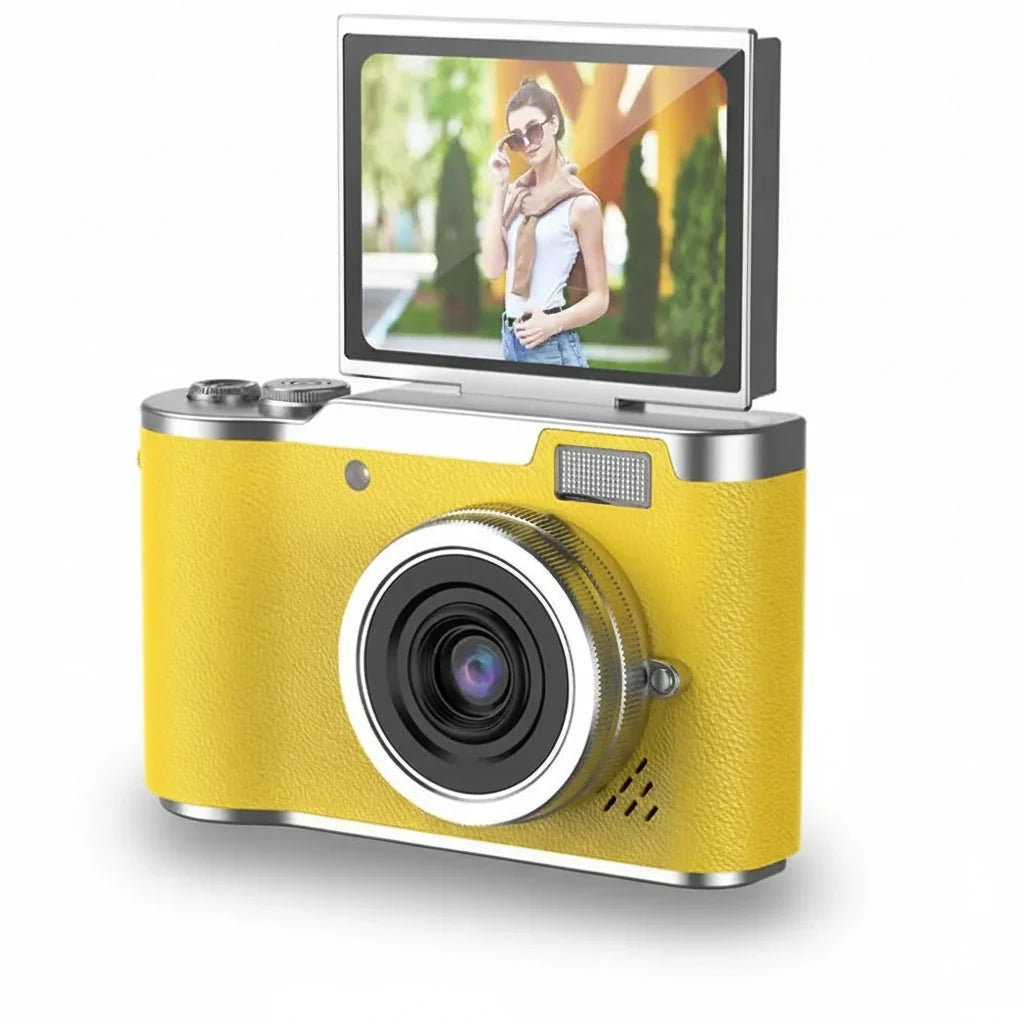 Fotocamera digitale 4K con schermo ribaltabile 48MP zoom 8X compatta