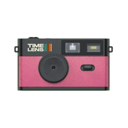 Fotocamera digitale retrò con filtri vintage integrati e flash, ricaricabile USB-C, slot per scheda SD incluso