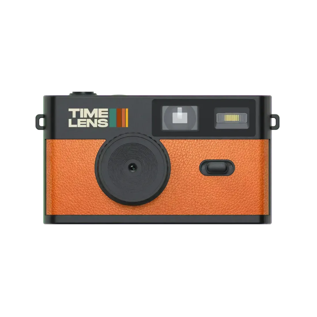 Fotocamera digitale retrò con filtri vintage integrati e flash, ricaricabile USB-C, slot per scheda SD incluso