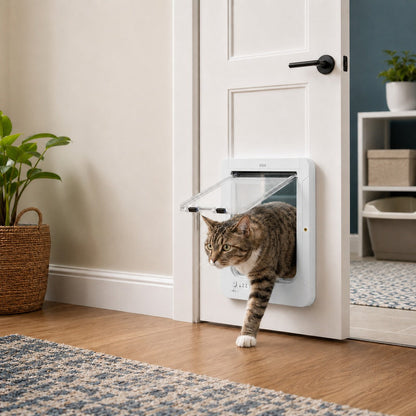 Gattaiola smart RFID a 4 vie per animali fino a 11,3 kg