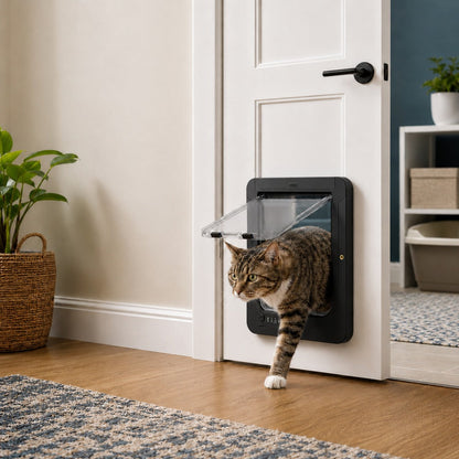 Gattaiola smart RFID a 4 vie per animali fino a 11,3 kg