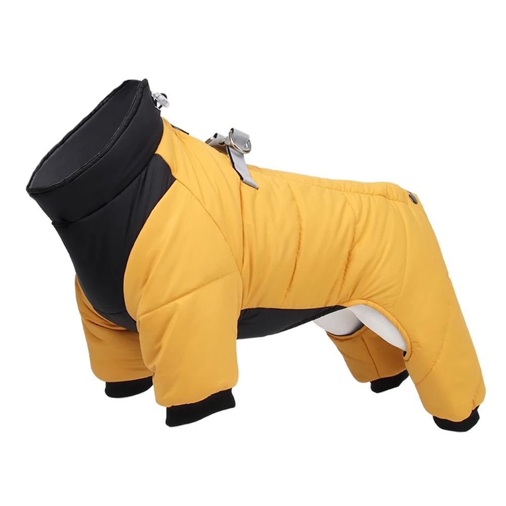 Giacca impermeabile per cani per l'inverno | Vestibilità regolabile con fodera isolante | Guscio antivento per razze pic