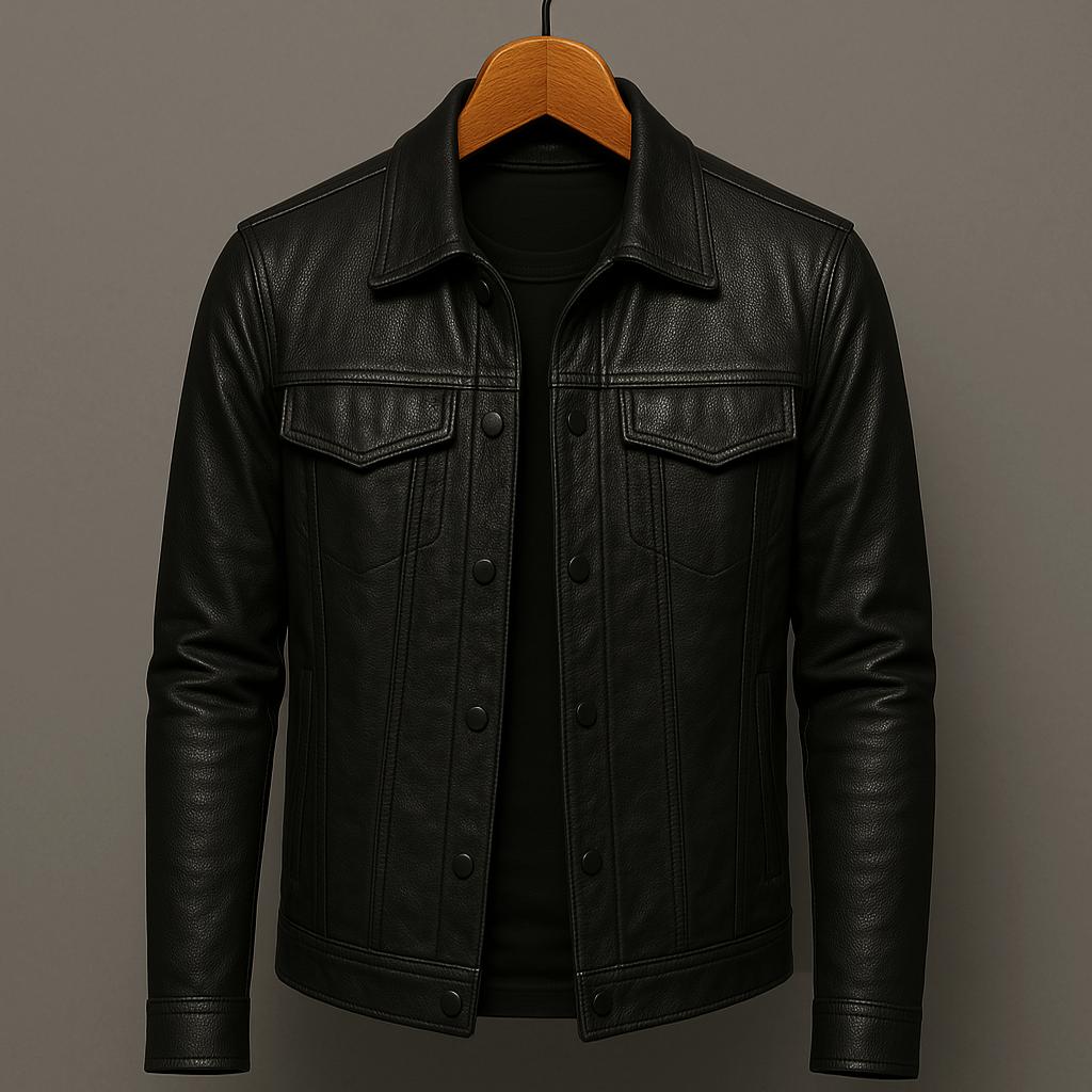 Giacca Rider in similpelle