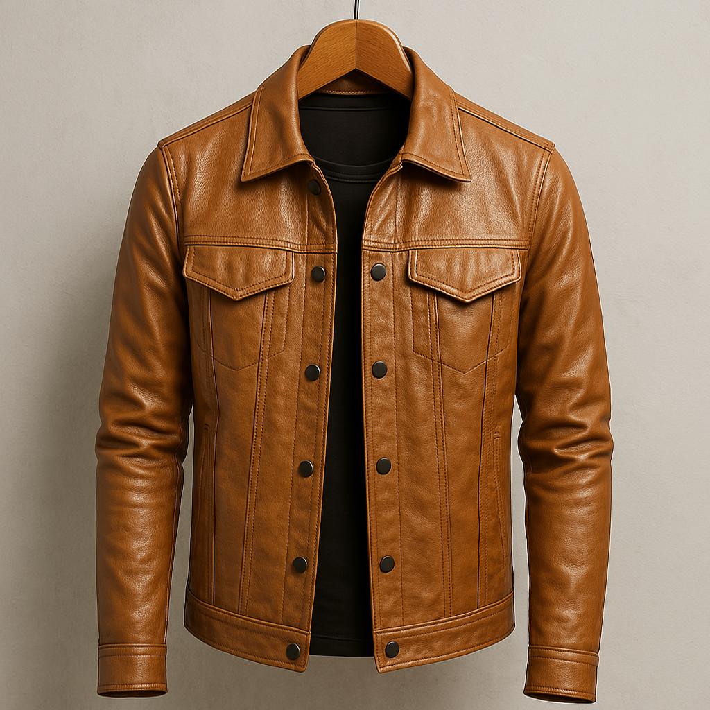 Giacca Rider in similpelle