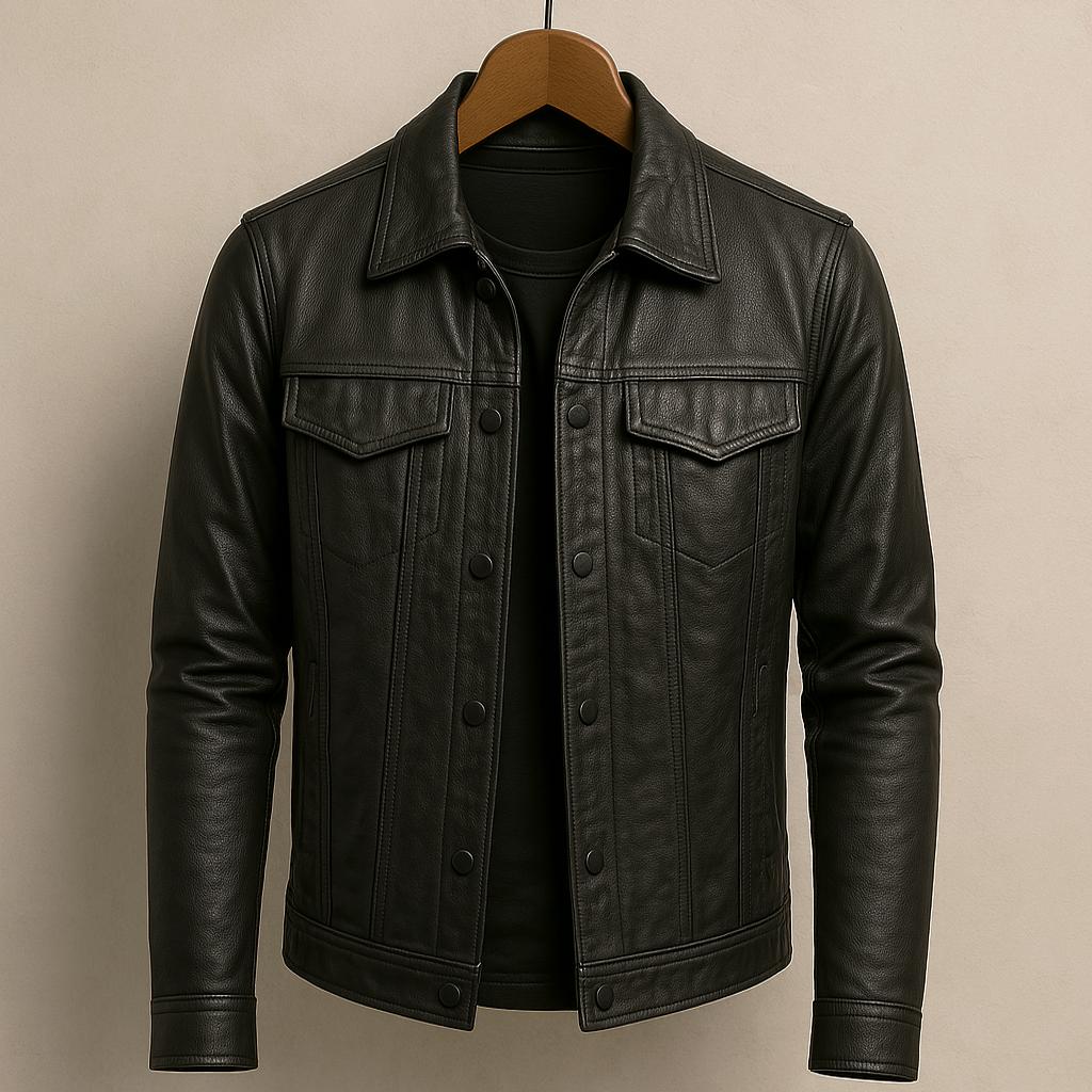 Giacca Rider in similpelle
