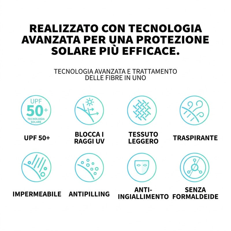 Giacca Ultraleggera Protezione UV con Collo Alto e Tasche Laterali