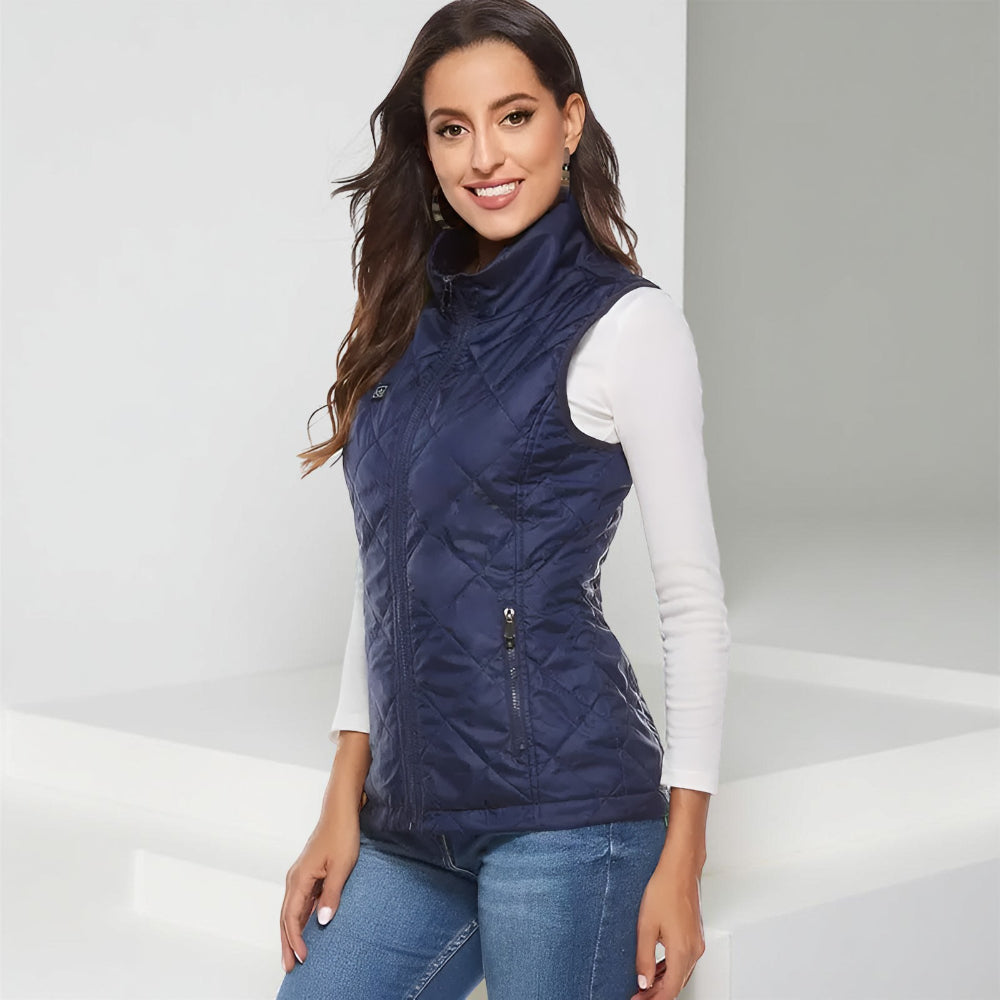 Gilet riscaldato elettrico da donna per inverno e outdoor