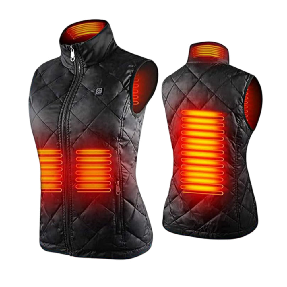 Gilet riscaldato elettrico da donna per inverno e outdoor