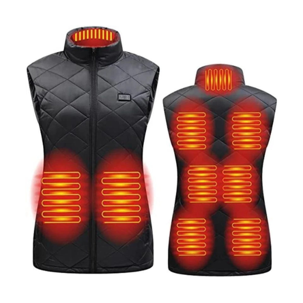 Gilet riscaldato elettrico da donna per inverno e outdoor