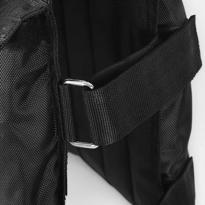 Gilet zavorrato regolabile unisex da 50 kg per allenamento