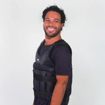 Gilet zavorrato regolabile unisex da 50 kg per allenamento