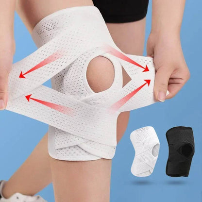 Ginocchiere FlexGuard con molle di compressione e cinghia regolabile