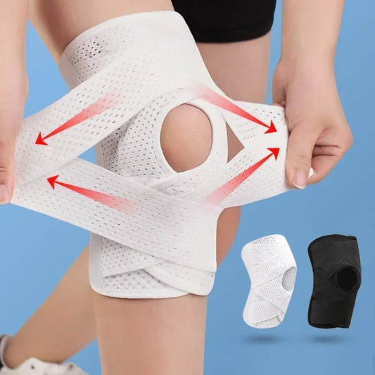 Ginocchiere FlexGuard con molle di compressione e cinghia regolabile