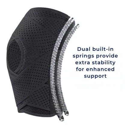 Ginocchiere FlexGuard con molle di compressione e cinghia regolabile
