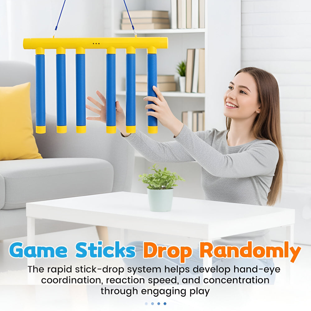 Gioco di Riflessi per Bambini con Bastoncini Cadenti Allenamento Reattività