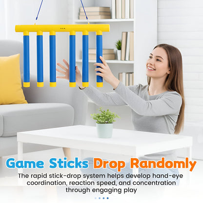 Gioco di Riflessi per Bambini con Bastoncini Cadenti Allenamento Reattività