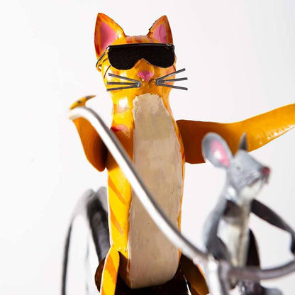 Girandola eolica bicicletta con animali