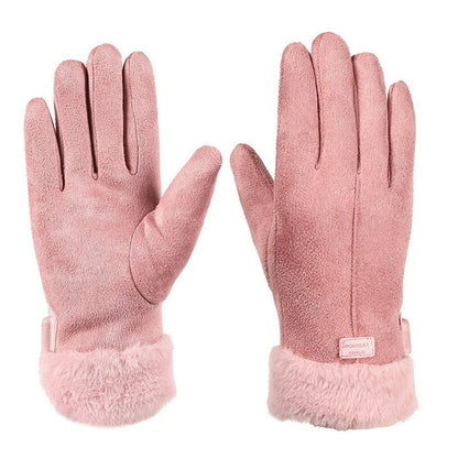 Guanti invernali caldi da donna con touchscreen