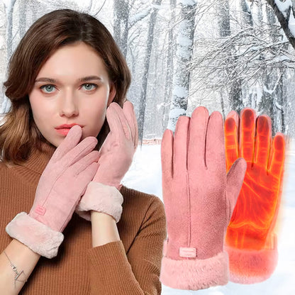 Guanti Riscaldati da Donna con Touch Screen e Ricarica USB – Guanti Termici Impermeabili Invernali