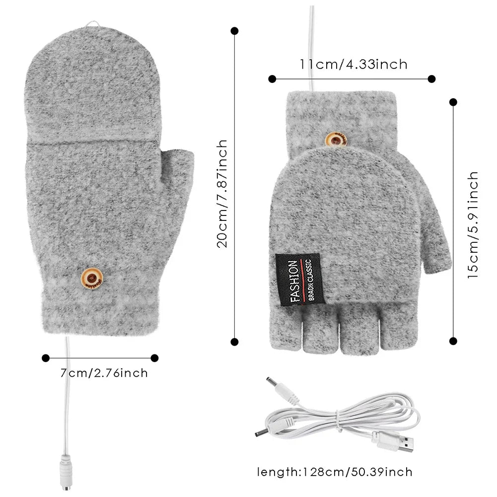 Guanti riscaldati ricaricabili USB Warm Wave