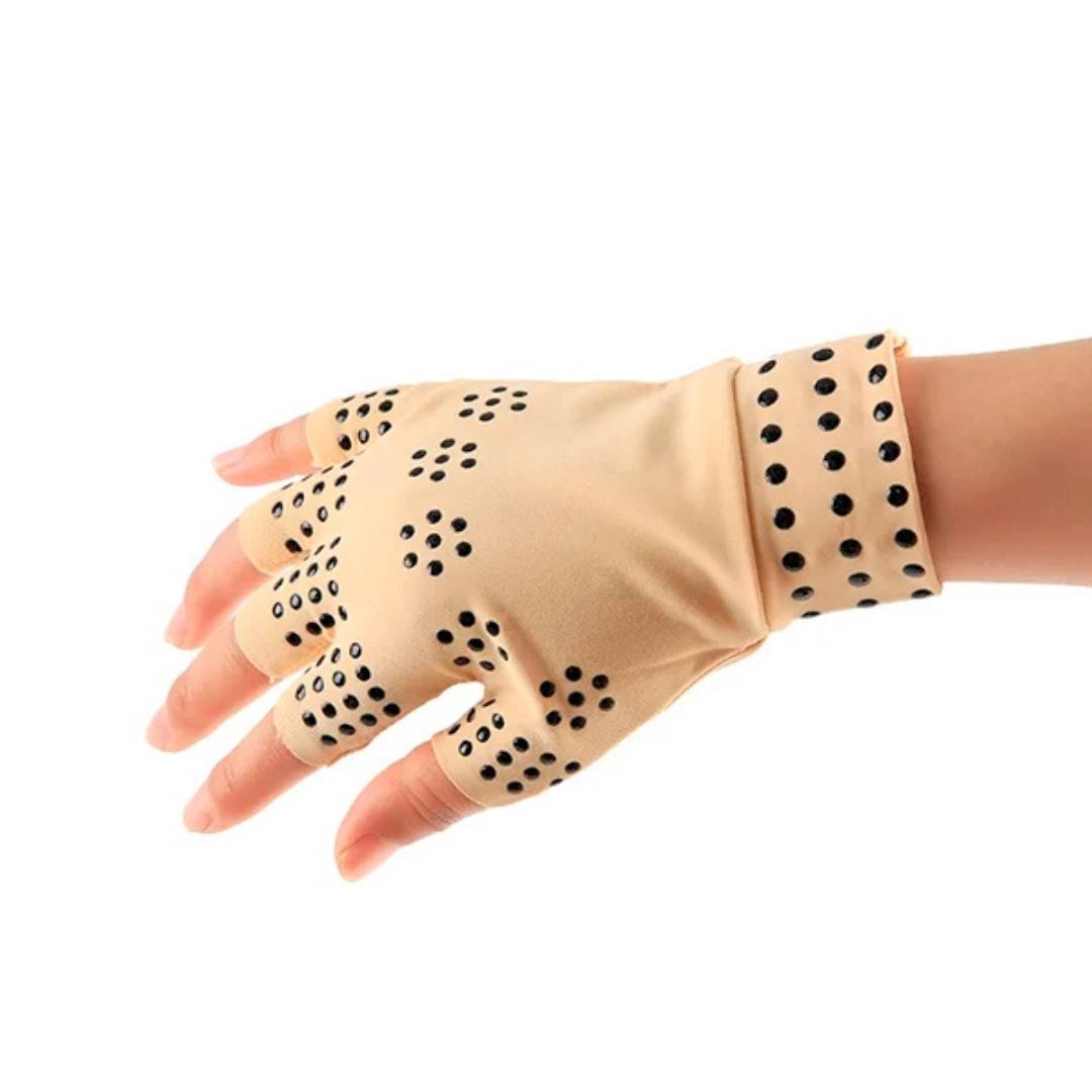 Guanti senza dita ThermaFlex per artrite con compressione magnetica