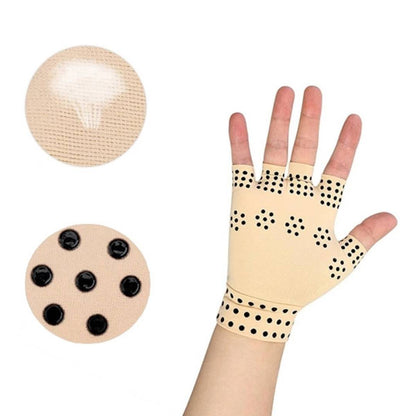 Guanti senza dita ThermaFlex per artrite con compressione magnetica