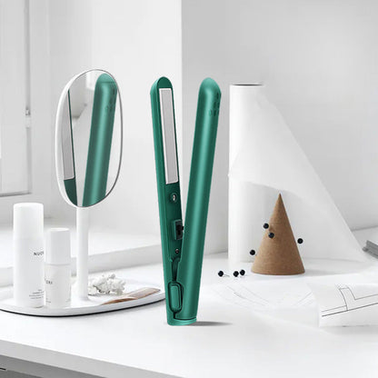 HairFlex – Mini piastra 2 in 1 per ricci e lisci con rivestimento in ceramica