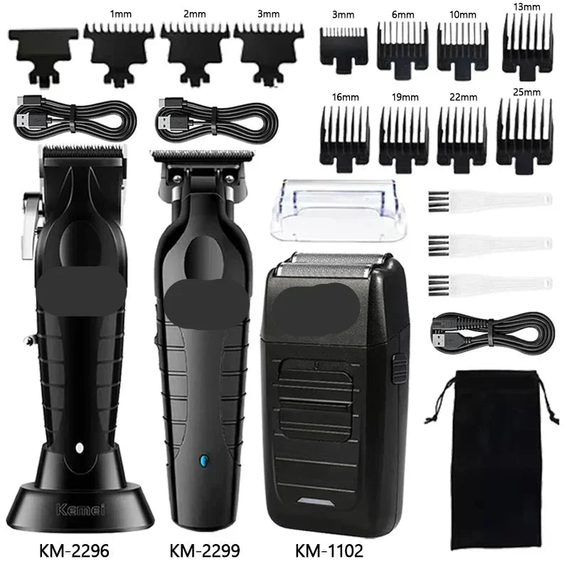 Kit Professionale Tagliacapelli e Rasoio Elettrico da Uomo