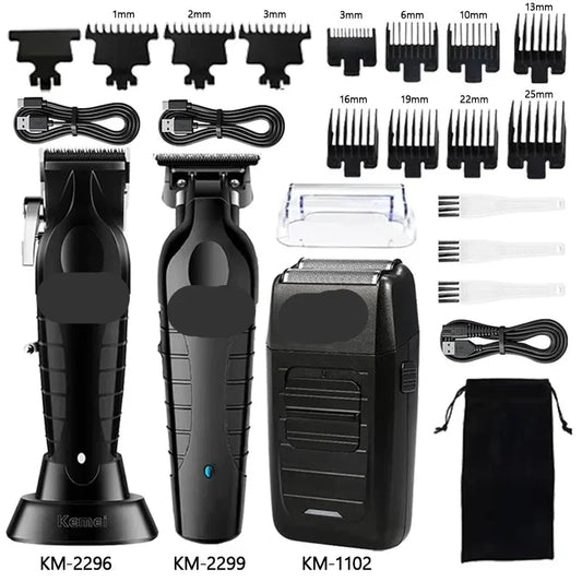 Kit Professionale Tagliacapelli e Rasoio Elettrico da Uomo