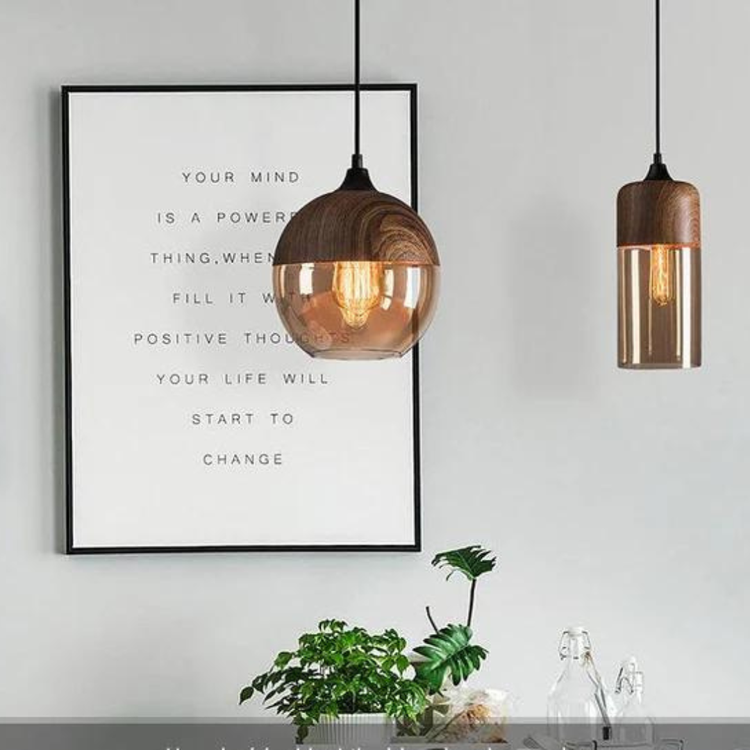 Lampada a Sospensione in Legno Arven – Design Nordico Senza Tempo con Luce Calda