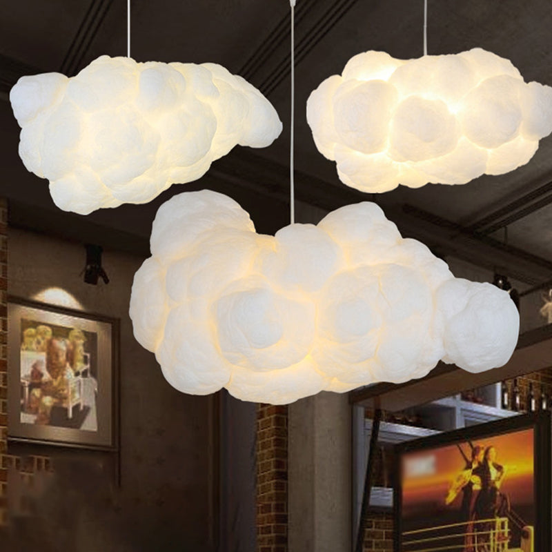 Lampada a sospensione moderna a forma di nuvola con altezza regolabile
