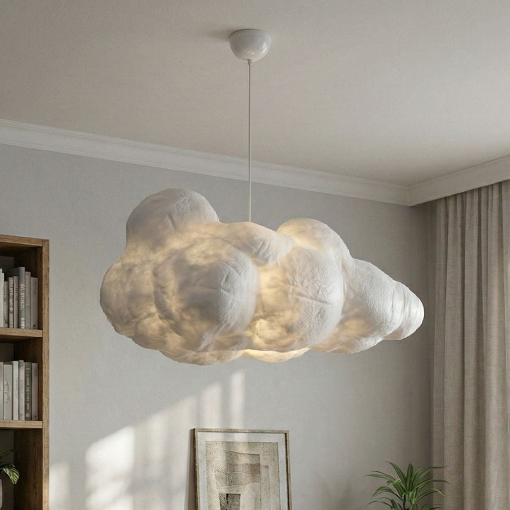 Lampada a sospensione moderna a forma di nuvola con altezza regolabile