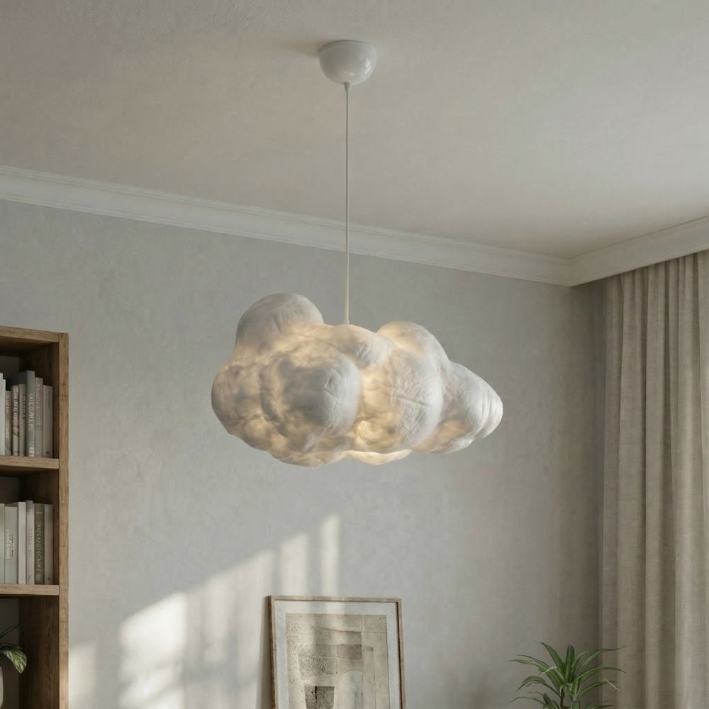 Lampada a sospensione moderna a forma di nuvola con altezza regolabile