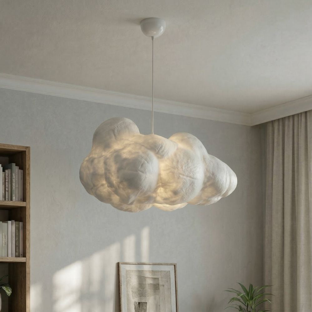Lampada a sospensione moderna a forma di nuvola con altezza regolabile