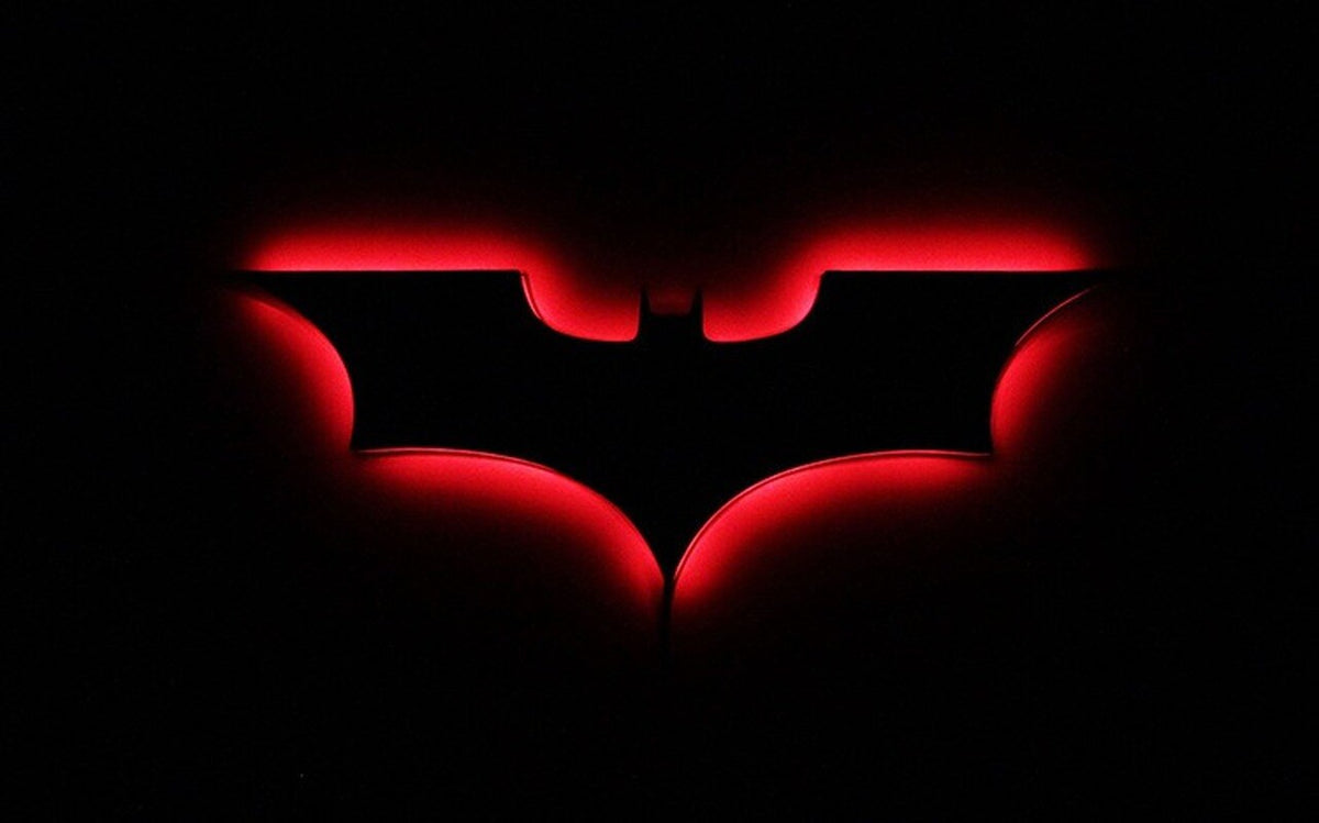 Lampada da parete LED Batman con telecomando wireless e cambio colore