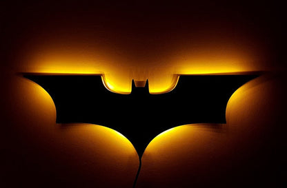 Lampada da parete LED Batman con telecomando wireless e cambio colore