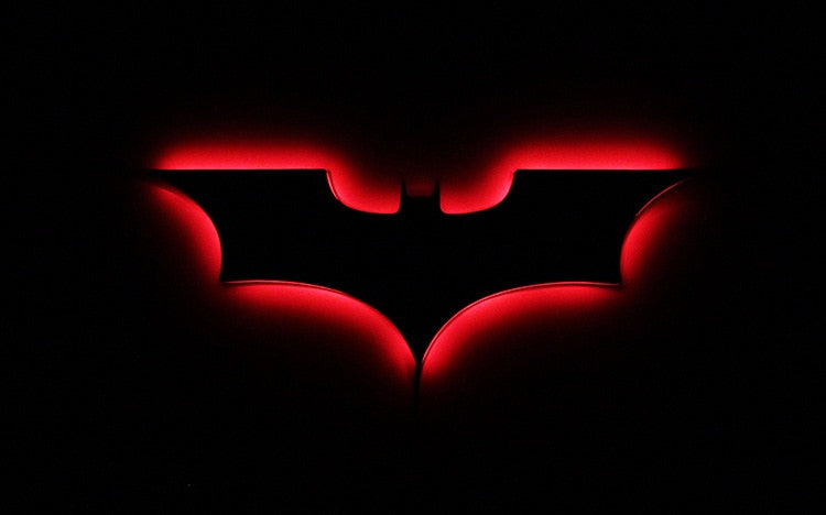 Lampada da parete LED Batman con telecomando wireless e cambio colore